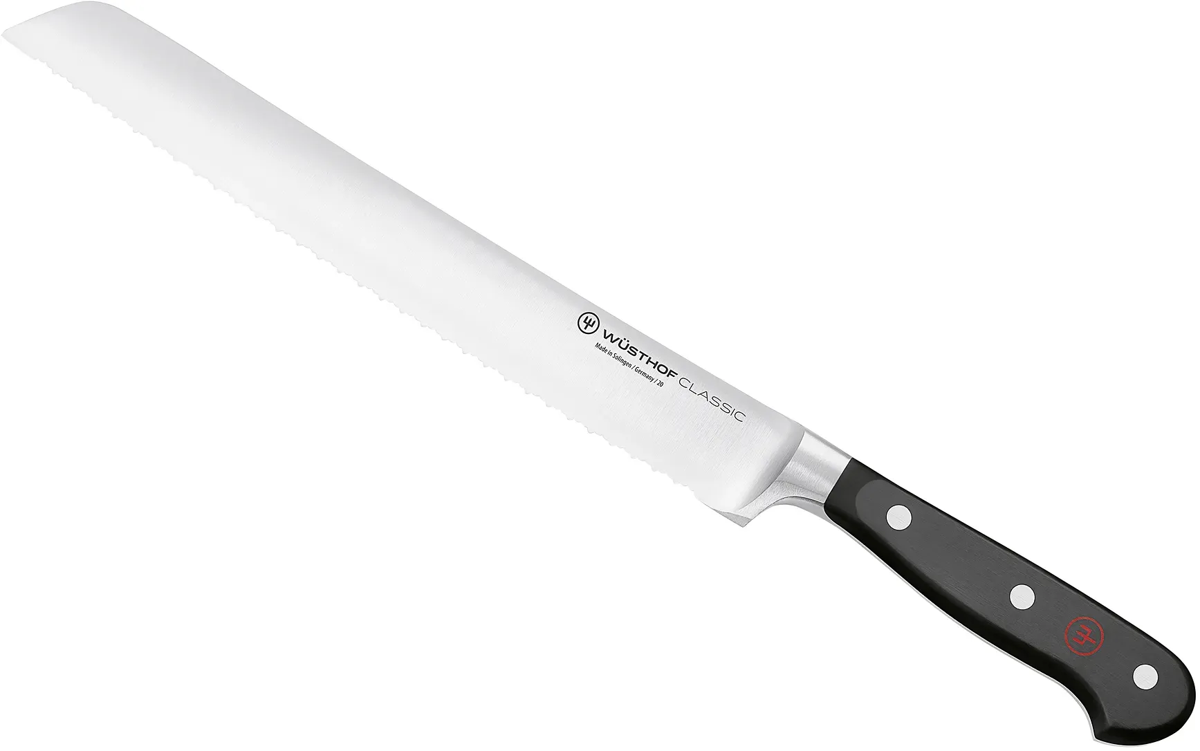 Wüsthof Classic Brotmesser mit Präzisions-Doppelwelle 23 cm