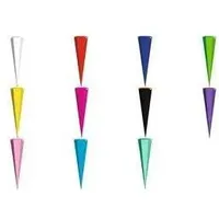 ROTH Schultüten-Rohling ohne Verschluss, 850 mm, pazifikblau eckig, mit stabiler ROTH-Spitze (85 cm)