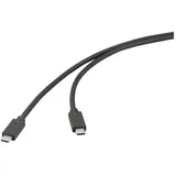 Renkforce USB-C auf USB-C 2 m Schwarz