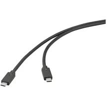 Renkforce USB-C auf USB-C 2 m Schwarz