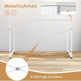 Woltu Eckschreibtisch Weiß