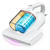 CLEANmaxx Milbensauger Vibration Pro | Milbensauger für Matratzen - entfernt 99,9% Milben | Matratzenreiniger mit 2-Kammer-Filtersystem | Milbenstaubsauger mit UV-C-Licht & EPA-Filter für Allergiker