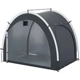 Costway Fahrradgarage für 4-5 Fahrräder 218 x 153 x 182 cm