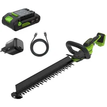 Greenworks HT2002A1 51 cm inkl. 1 x 2,0 Ah und Ladegerät