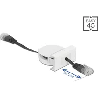 DeLOCK Easy 45 Modul Netzwerk Aufrollkabel RJ45 Cat.5e schwarz