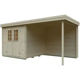 Kiehn-Holz Gerätehaus KH 19-014 Natur Unbehandelt 432 cm x 210 cm