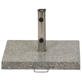 Siena Garden Schirmständer Granit 45 kg eckig Grau