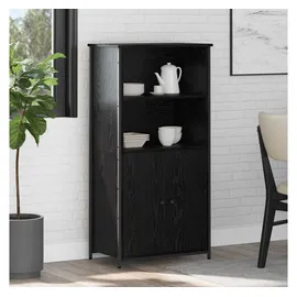 vidaXL Highboard 62 x 121,5 x 36 cm Schwarz