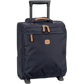 BRIC'S X-Collection 2-Rollen Cabin 43 cm / 28 l ocean blue/dunkelblau/hellbraun