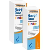 NasenDuo Nasenspray Kinder ratiopharm 2X10 ml