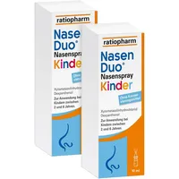 NasenDuo Nasenspray Kinder ratiopharm 2X10 ml