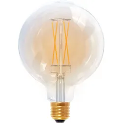 SEGULA LED-Leuchtmittel "LED Globe 125 gold", G (A-G), gold, L:180cm Ø:12,5cm, Leuchtmittel, LED Globe 125 gold, E27, 5W, CRI 90, dimmbar