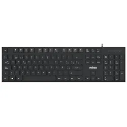 Nilox Spanische Tastatur mit schwarzem Kabel