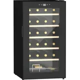 Homcom Weinkühlschrank 65 L Getränkekühlschrank für 24 Flaschen, 5-20°c, Schwarz