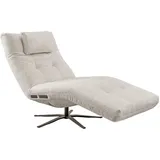 Kawola Relaxliege, Weiß, Schwarz, Textil, Echtholz, 1-Sitzer, Füllung: Komfortschaum, 82x115x156 cm, Wohnzimmer, Sessel, Relaxliegen