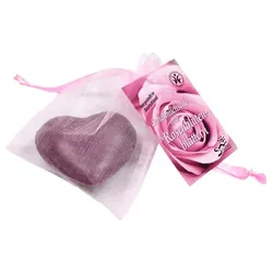 Saling Schafmilchseife Herz pink im Organza
