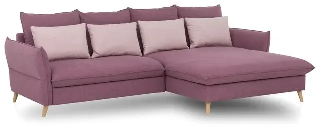 Exxpo by Gala Ecksofa Walker Stoff Wine Red
