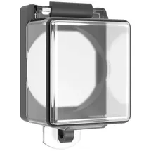 BACO LWA0226 Schutzhaube absperrbar Schwarz, Transparent 1St.