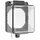 BACO LWA0226 Schutzhaube absperrbar Schwarz, Transparent 1St.