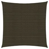 vidaXL Sonnensegel 160 g/m2 Braun 2,5x2,5 m HDPE