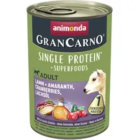 Animonda GranCarno Superfoods Lamm, Amaranth, Cranberries, Lachsöl 12 x 400 g