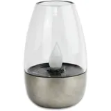 Kynast Solarleuchte Edelstahl/Kunststoff Höhe 10,5 cm 1 Stück Transparent/Silber