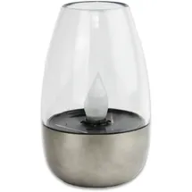 Kynast Solarleuchte Edelstahl/Kunststoff Höhe 10,5 cm 1 Stück Transparent/Silber
