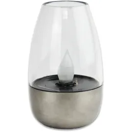 Kynast Solarleuchte Edelstahl/Kunststoff Höhe 10,5 cm 1 Stück Transparent/Silber