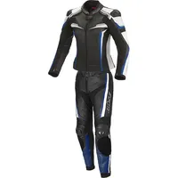 BÜSE Mille 2-Teiler Damen Motorrad Lederkombi, schwarz-blau, Größe 40