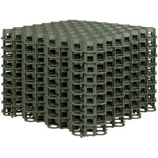 FIXKRAFT 10x Rasengitter Paddockplatten 50x50 cm Grün