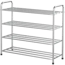 Fanhao Schuhregal 68 x 26 x 65 cm silber