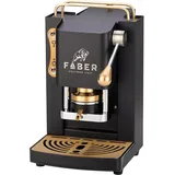 Faber Italia Faber Mini Deluxe Black Mat - Kaffeemaschine für Pads E.S.E, Kapselmaschine, Schwarz
