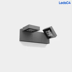 LEDS C4 LED Wandleuchte MODIS DOUBLE IP66, 430MM 18,3,18,3W NEUTRAL weiß - 4000K DAL LEDS-AS12-37X9M3DS60