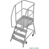 Krause Podestleiter fahrbar 4 Stufen