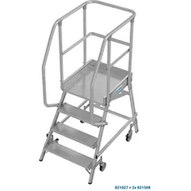 Krause Podestleiter fahrbar 4 Stufen