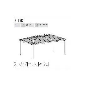 CANOPIA Dallas 4,88 x 3,64 m grau