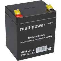 Multipower Blei-Akku MP 5,4 -12 Pb 12V 5,4Ah
