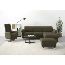 sit&more Eckcouch Federkern 3-Sitzer Grün