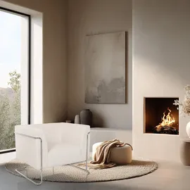 hjh living Loungesessel Curacao Cord Stoff mit Armlehnen