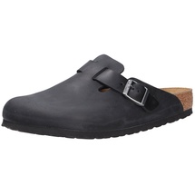 Birkenstock Boston Nubukleder geölt schwarz 43