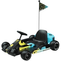 Razor Ground Force Elite - Elektro-Go-Kart für Kinder ab 13 Jahren mit Vorwärts- und Rückwärtsfahrt, 22km/h Höchstgeschwindigkeit, 40 Minuten Fahrzeit, 350W mit 36V 5Ah Batterie - Schwarz und Blau
