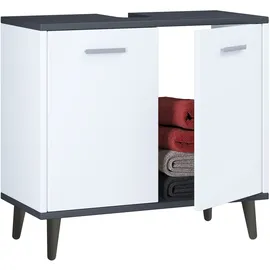 VCM Landos 60 x 56 x 28 cm weiß/anthrazit