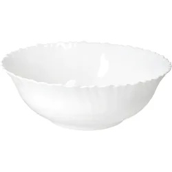 Servierschale Arkona Ø22,5cm Opalglas weiß Salat-Schüssel Beilagenschale