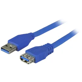EFB-Elektronik USB-A auf USB-A 3 m Schwarz