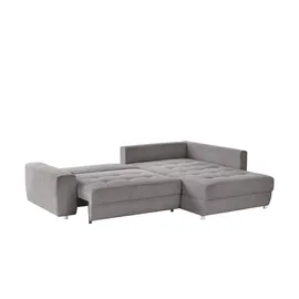 bobb Ecksofa Arissa de Luxe ¦ grau ¦ Maße (cm): B: 265 H: 84 T: 215.0