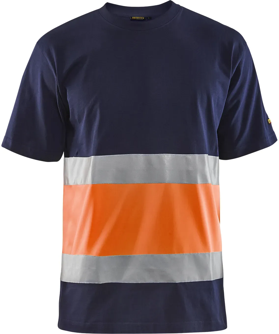 Blakläder High Vis T-Shirt 3387 1030 in div. Farben - marineblau/hv orange - 2XL