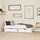 Homestyle4u Palettenbett 90 x 200 cm Weiß