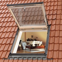 VELUX Ausstiegsfenster GTL 3070 Holz THERMO Dachfenster, 114x140 cm (SK08)