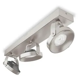 Philips myLiving LED Spot Spur 3-flammig Metall 4,5 W Edelstahl gebürstet