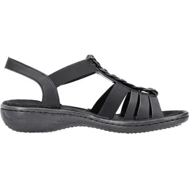 Rieker Keilsandaletten Damen Schwarz 39